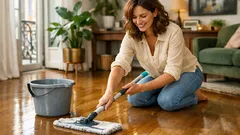 Come far tornare il parquet brillante senza aloni: la guida pratica con poca acqua