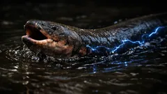 Anguilla elettrica: come genera scariche fino a 860 volt e perché le usa