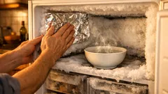 Come sbrinare il freezer con la carta stagnola in 20 minuti senza rischi