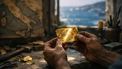 Due lamine d’oro a Cefalonia svelano simboli solari “nordici”: cosa c’entra l’Adriatico