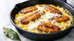 Banana matura in padella con uova e mozzarella: ricetta dolce-salata pronta in 10 minuti