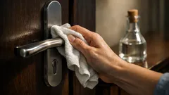 Come pulire le maniglie delle porte con aceto bianco in modo semplice e sicuro