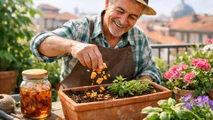 Bucce di cipolla nell’orto: come usarle per migliorare il terreno senza sprechi