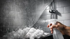 Come rimuovere i residui di sapone dalla doccia con aceto e bicarbonato, senza candeggina