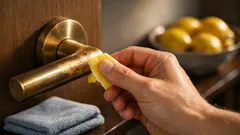 Pulizia maniglie: il trucco rapido con scorza di limone per eliminarne l’unto