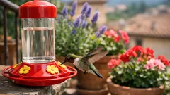 Come preparare il nettare per colibrì fatto in casa: ricetta 4:1 e consigli pratici