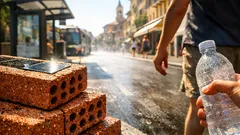 Un mattone in terracotta che rinfresca la città: la soluzione contro l’isola di calore urbana