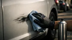 Come togliere le strisciate sulla carrozzeria in pochi secondi con la lacca per capelli