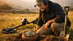 Tesoro di monete romane nel Galles del Nord: fino a 15.000 pezzi trovati con il metal detector